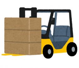 物流倉庫にてフォークリフト業務 カウンターリフト